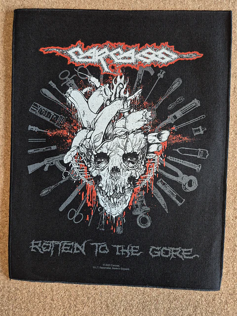 Carcass Backpatch - 3 Modelos 