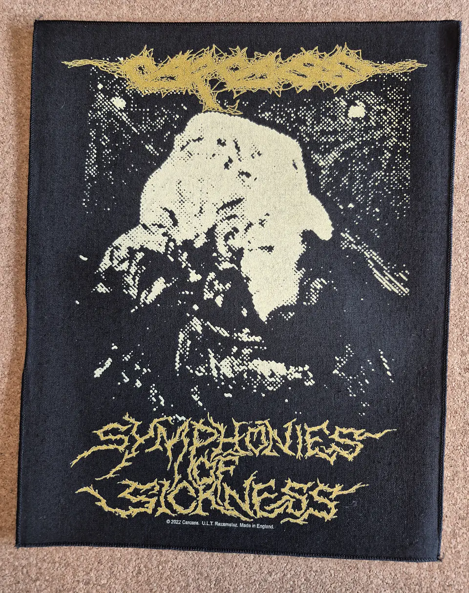 Carcass Backpatch - 3 Modelos  3