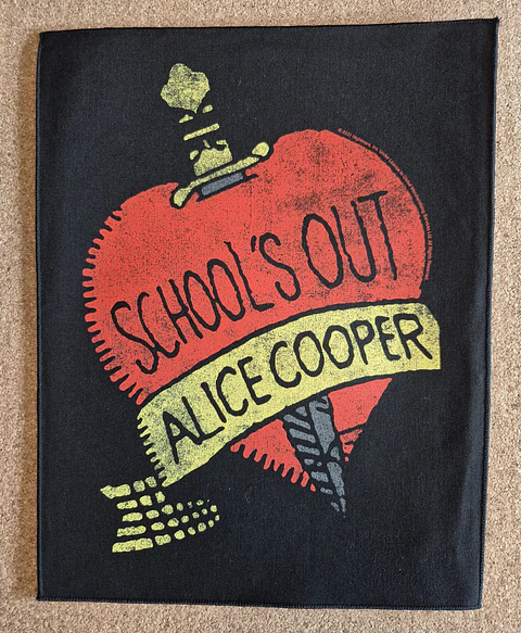 Alice Cooper Backpatch - 3 Modelos 