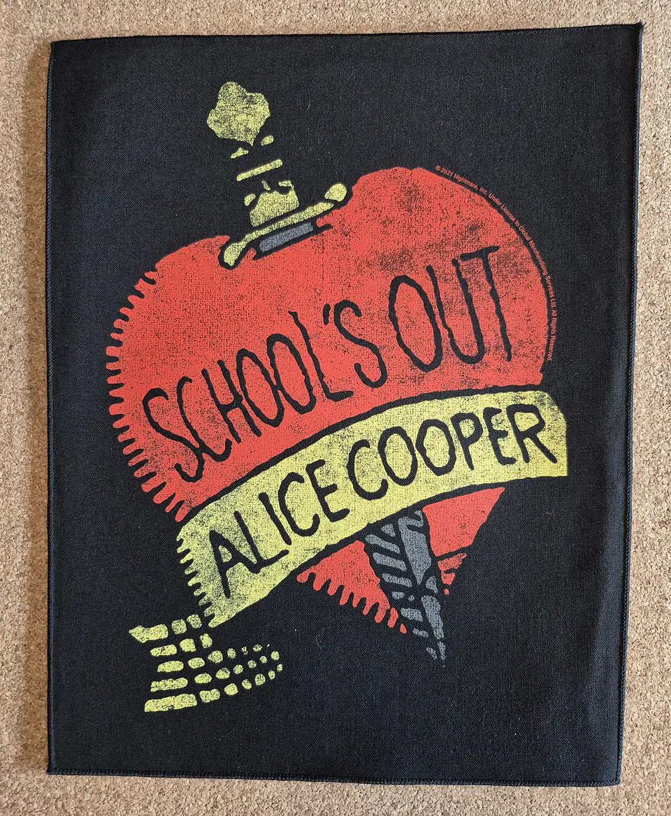 Alice Cooper Backpatch - 3 Modelos  2