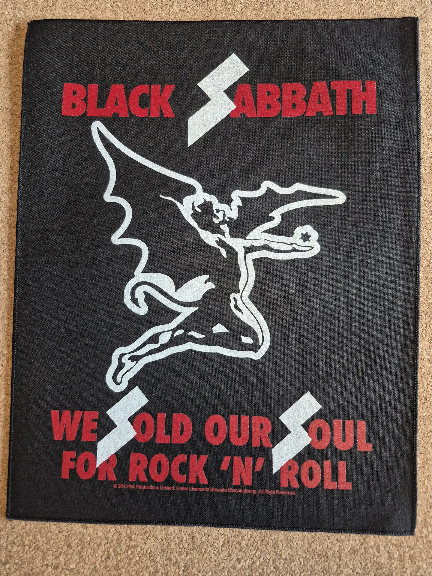 Black Sabbath Backpatch - 6 Modelos  5