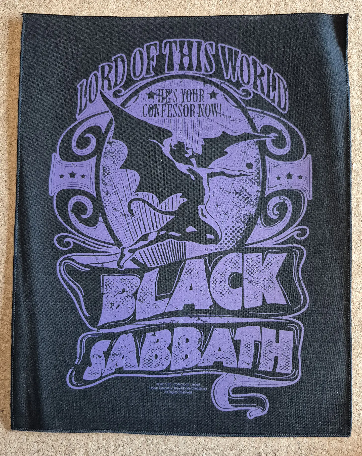 Black Sabbath Backpatch - 6 Modelos  1