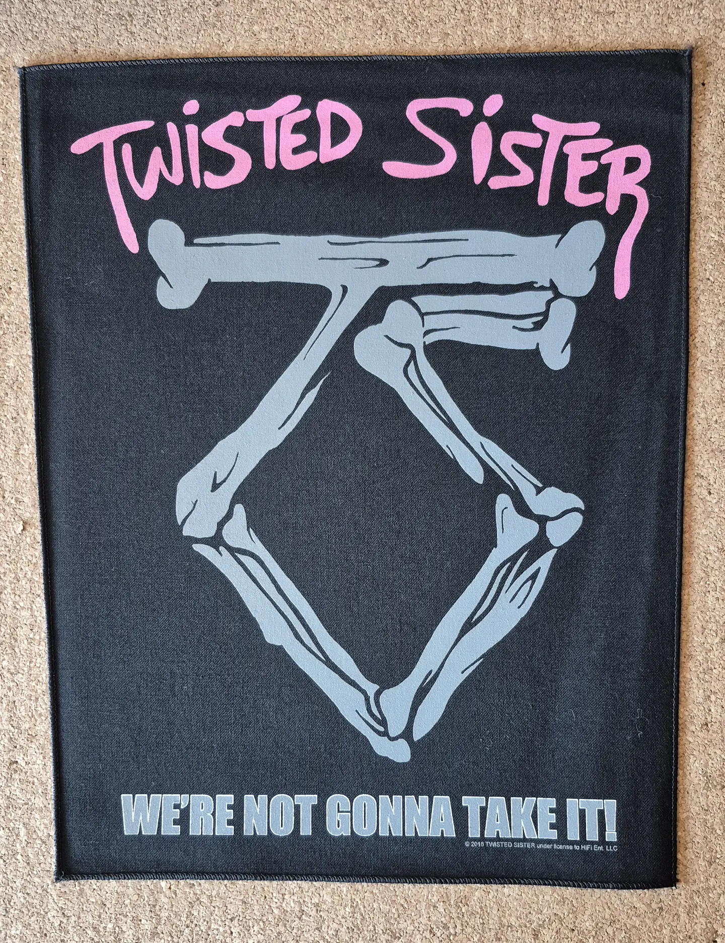 Twisted Sister Backpatch – We're Not Gonna Take It  1