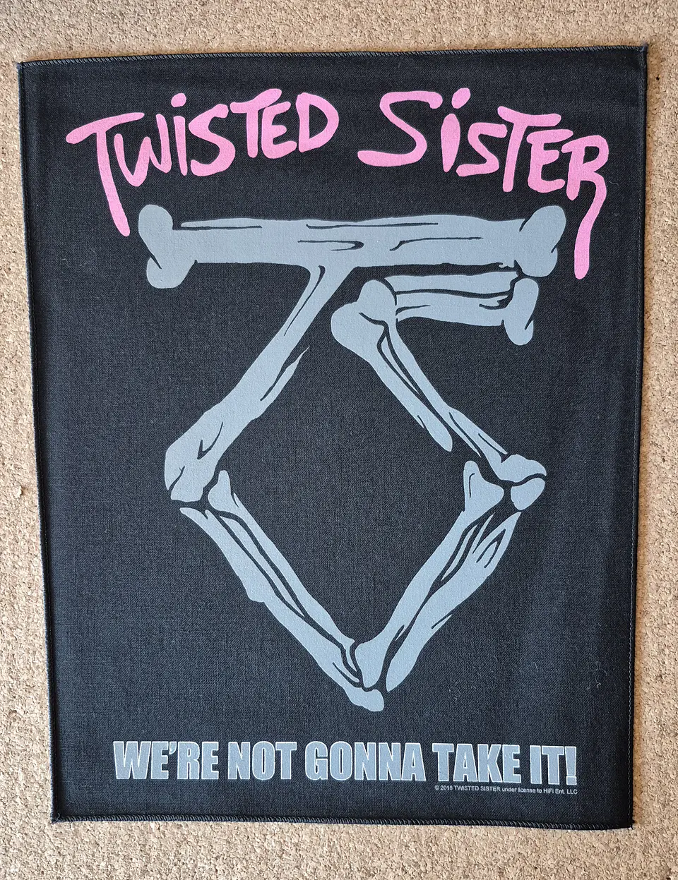 Twisted Sister Backpatch – We're Not Gonna Take It  1