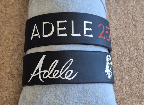 Pulseiras de Silicone - Bandas & Artistas (Letras A-L)