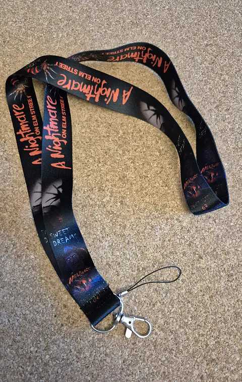  Porta-Chaves Fita Lanyards - Coleção Horror & Fantasia Dark (8 Modelos) 