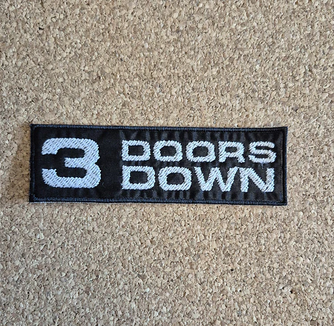 3 Doors Down Patch - Embroidered (Sew-on)
