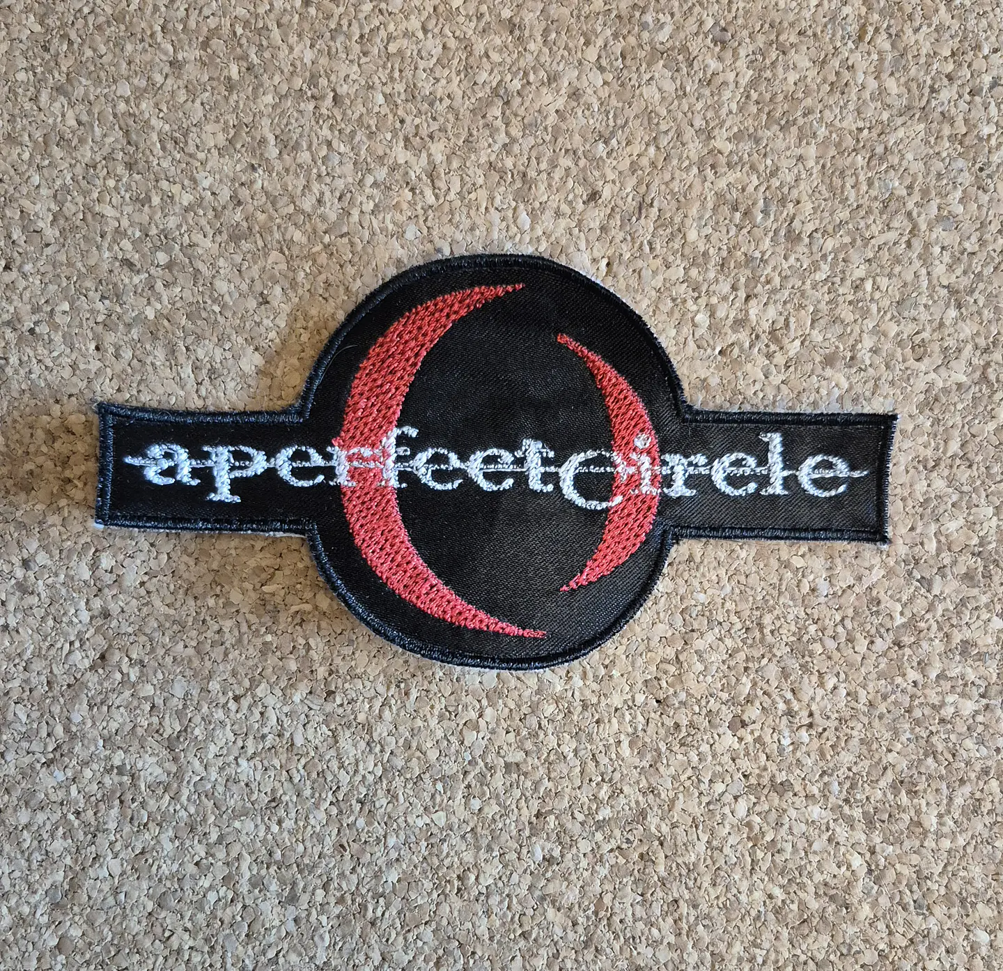 A Perfect Circle Patch - Embroidered Cut-out (Sew-on) 1