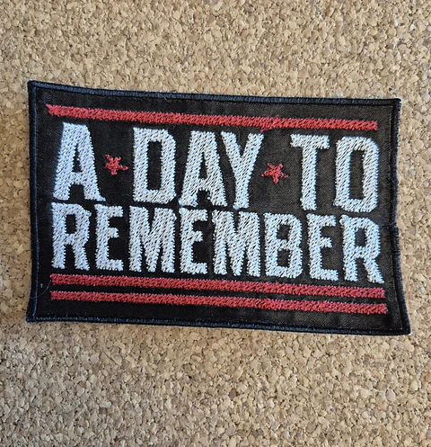 A Day To Remember Patch - Embroidered (Sew-on) 