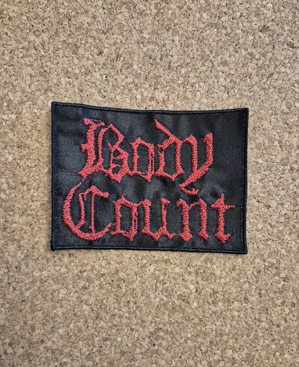 Body Count Patch - Embroidered (Sew-on) 1
