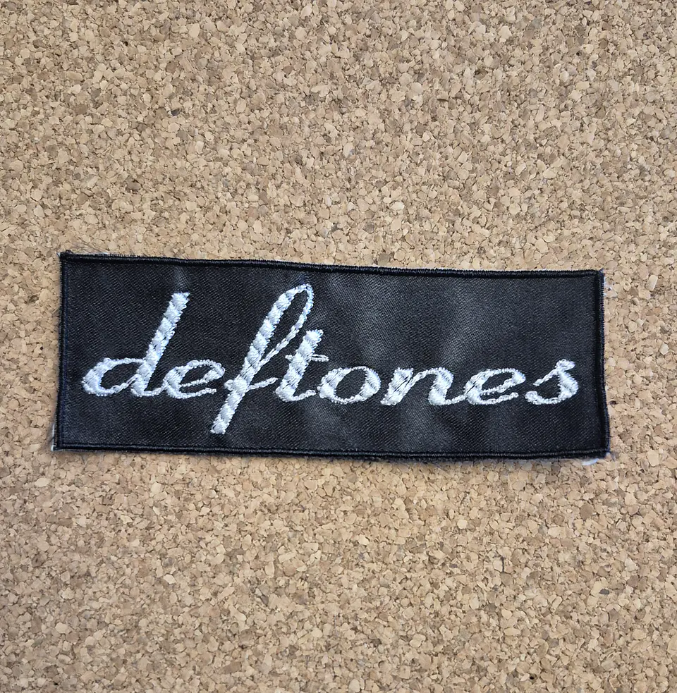 Deftones Patch - Embroidered (Sew-on)  1