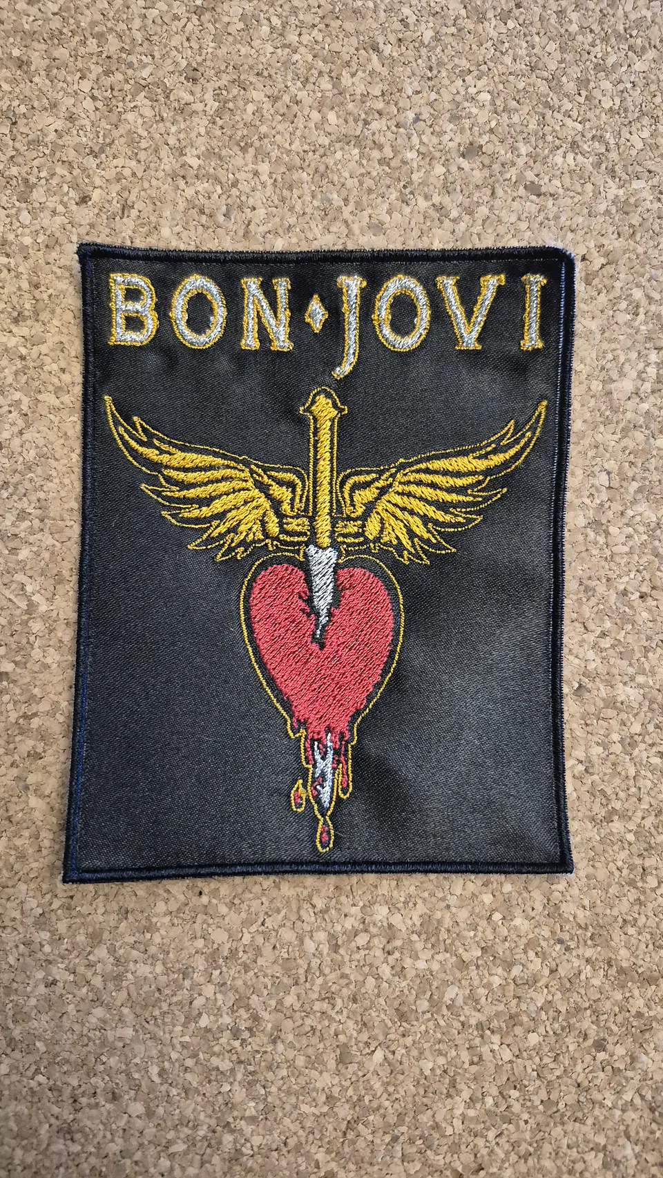 Bon Jovi Patch - Embroidered (Sew-on)  1