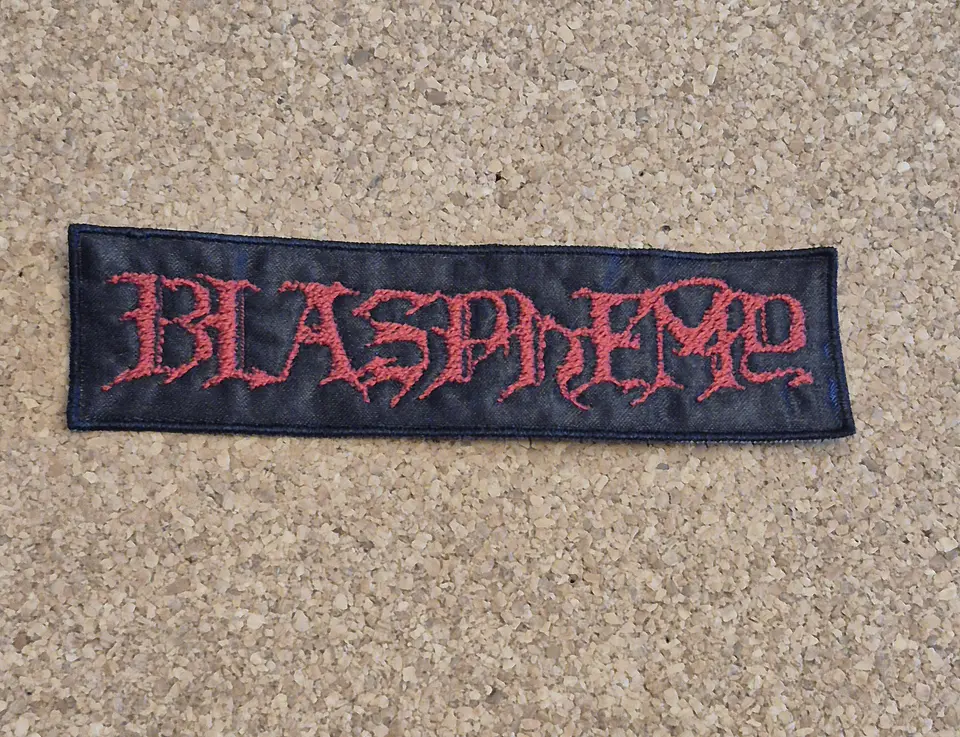 Blasphemy Patch - Embroidered (Sew-on) 1