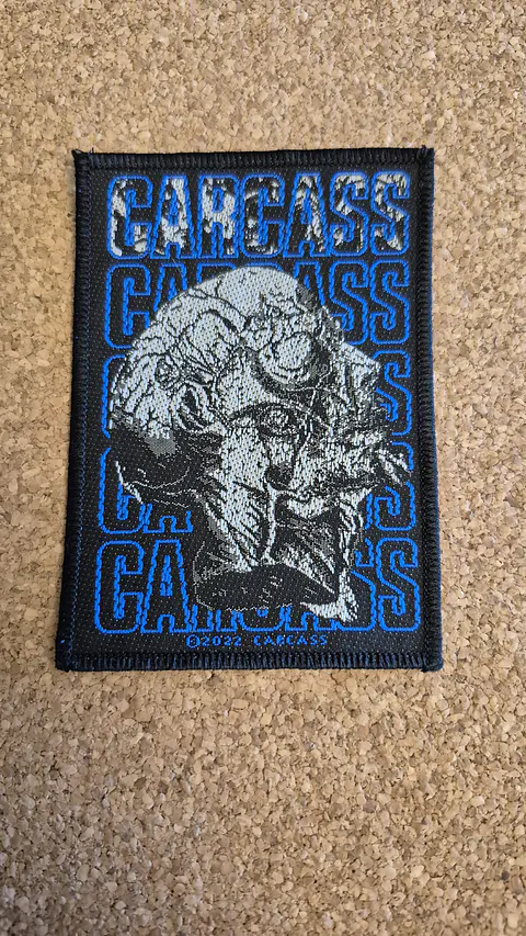 Carcass Patch - Woven & Sew-on 3 Modelos 