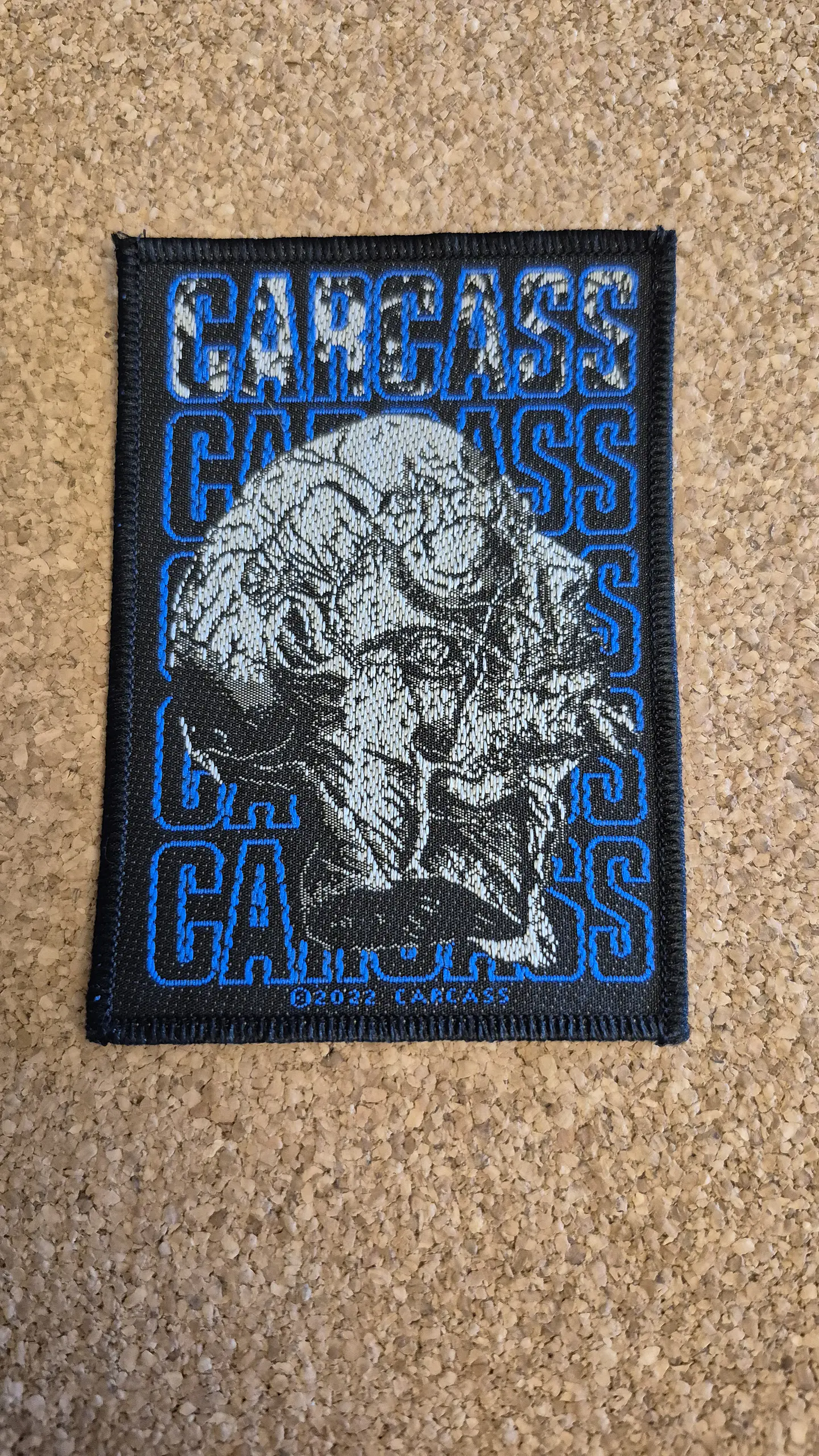 Carcass Patch - Woven & Sew-on 3 Modelos  1