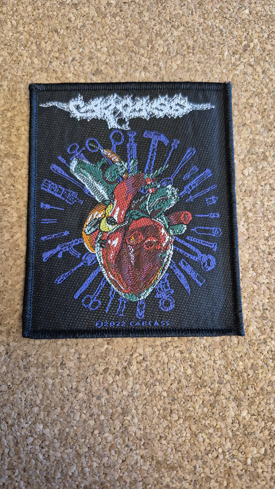 Carcass Patch - Woven & Sew-on 3 Modelos  2