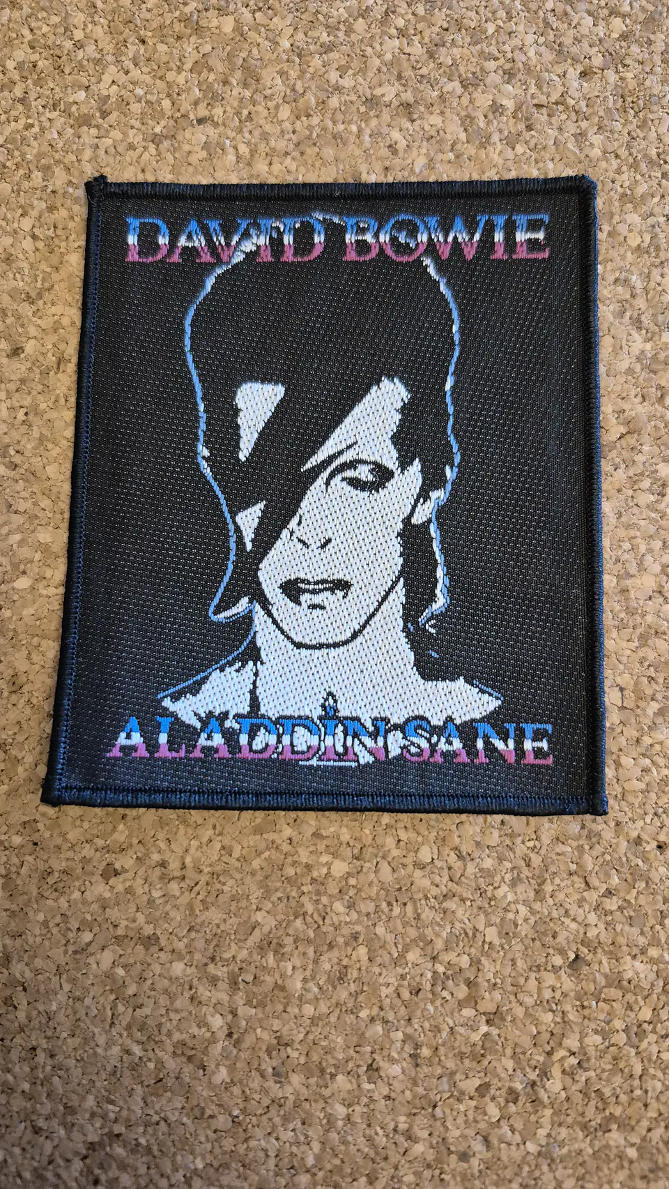 David Bowie Patch - Woven & Sew-on 2 Modelos 1