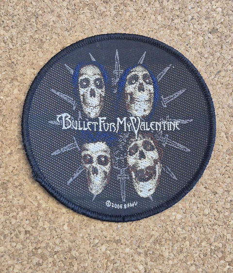 Bullet For My Valentine Patch - Embroidered & Woven 2 Modelos (Desde 7€)