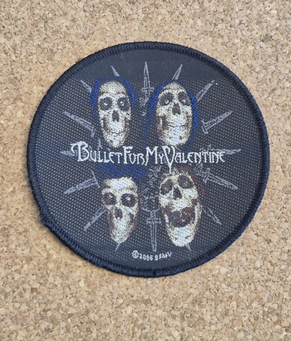 Bullet For My Valentine Patch - Embroidered & Woven 2 Modelos (Desde 7€) 2