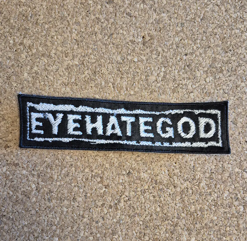 Eyehategod Patch - Embroidered & Woven 2 Modelos 1