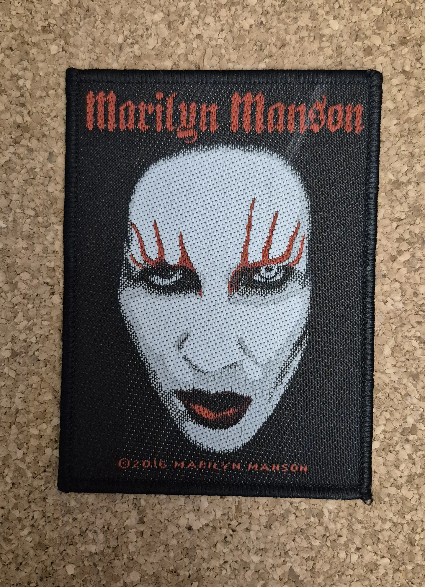 Marilyn Manson Patch Woven & Sew-on 3 Modelos 3