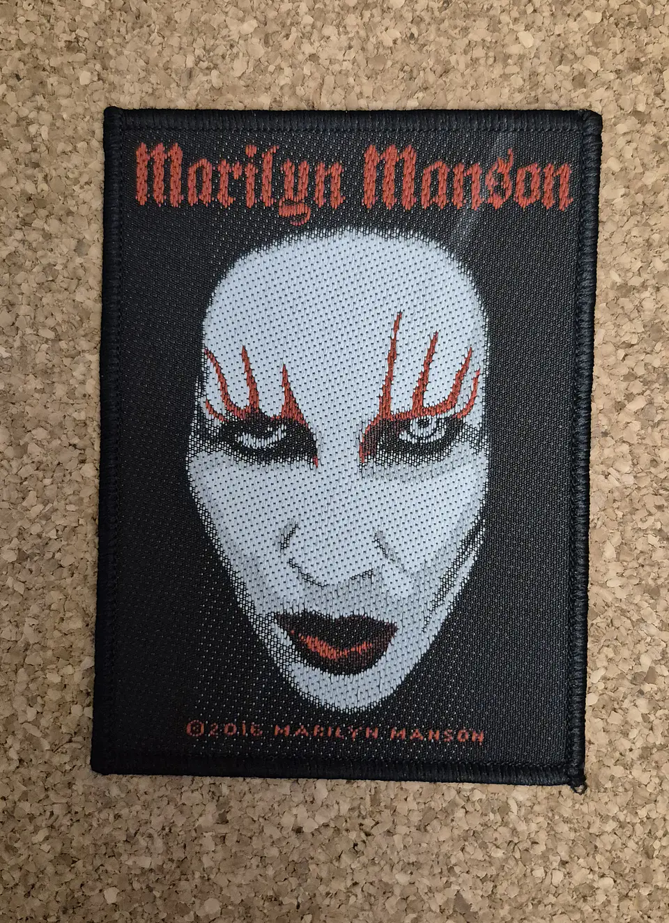 Marilyn Manson Patch Woven & Sew-on 3 Modelos 3