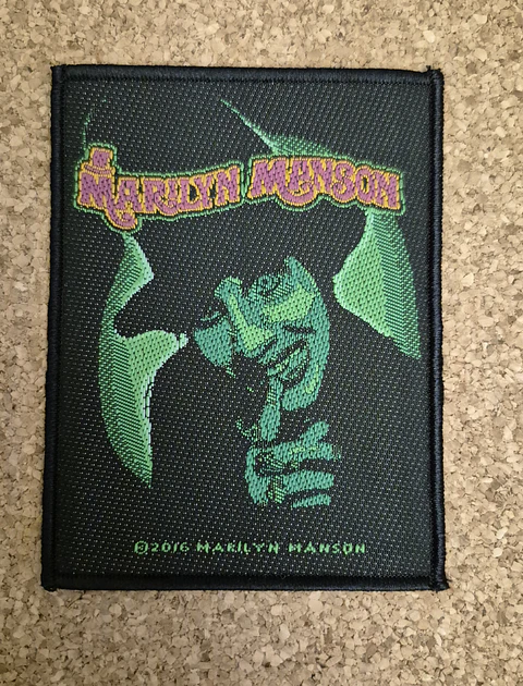 Marilyn Manson Patch Woven & Sew-on 3 Modelos