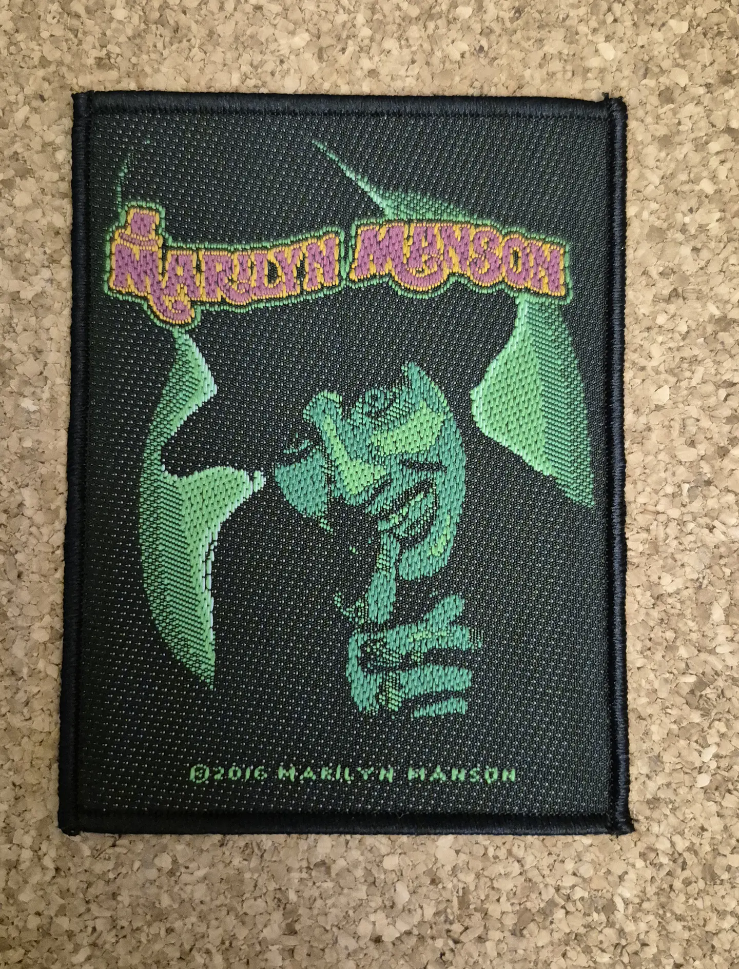Marilyn Manson Patch Woven & Sew-on 3 Modelos 2