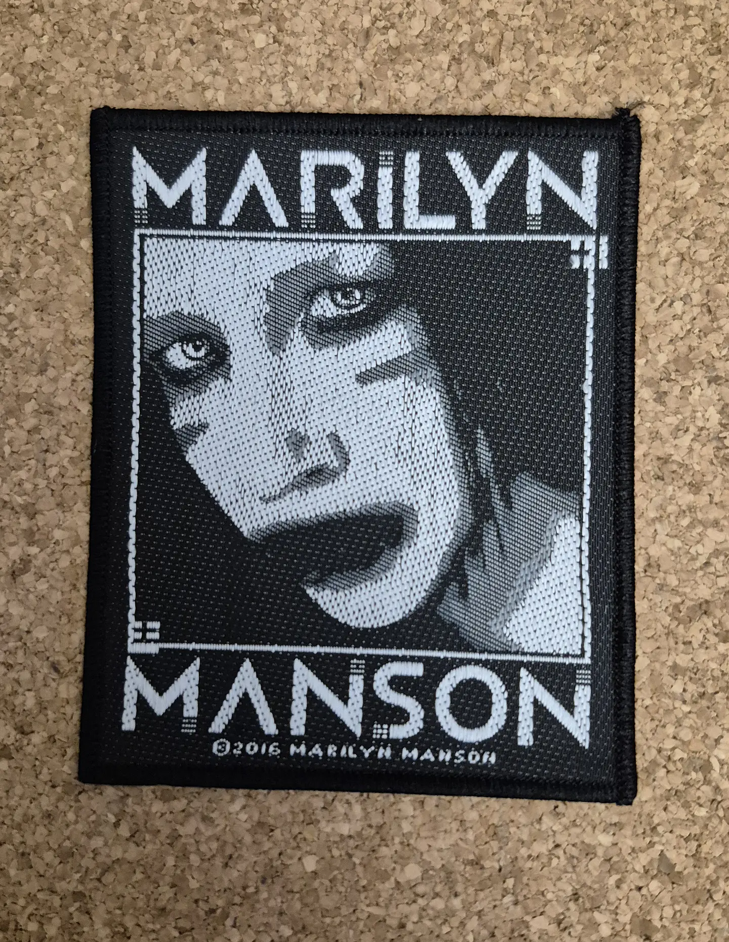 Marilyn Manson Patch Woven & Sew-on 3 Modelos 1