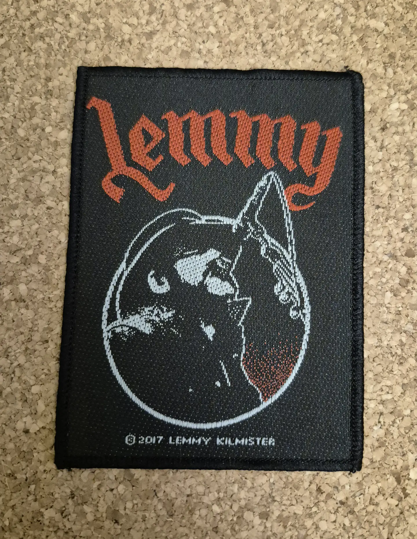 Lemmy Kilmister Patch - Woven & Sew-on 2 Modelos 1