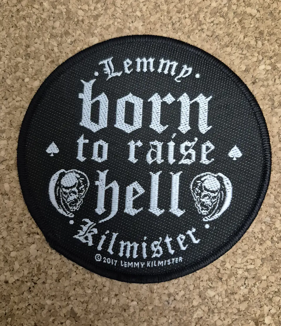 Lemmy Kilmister Patch - Woven & Sew-on 2 Modelos 2