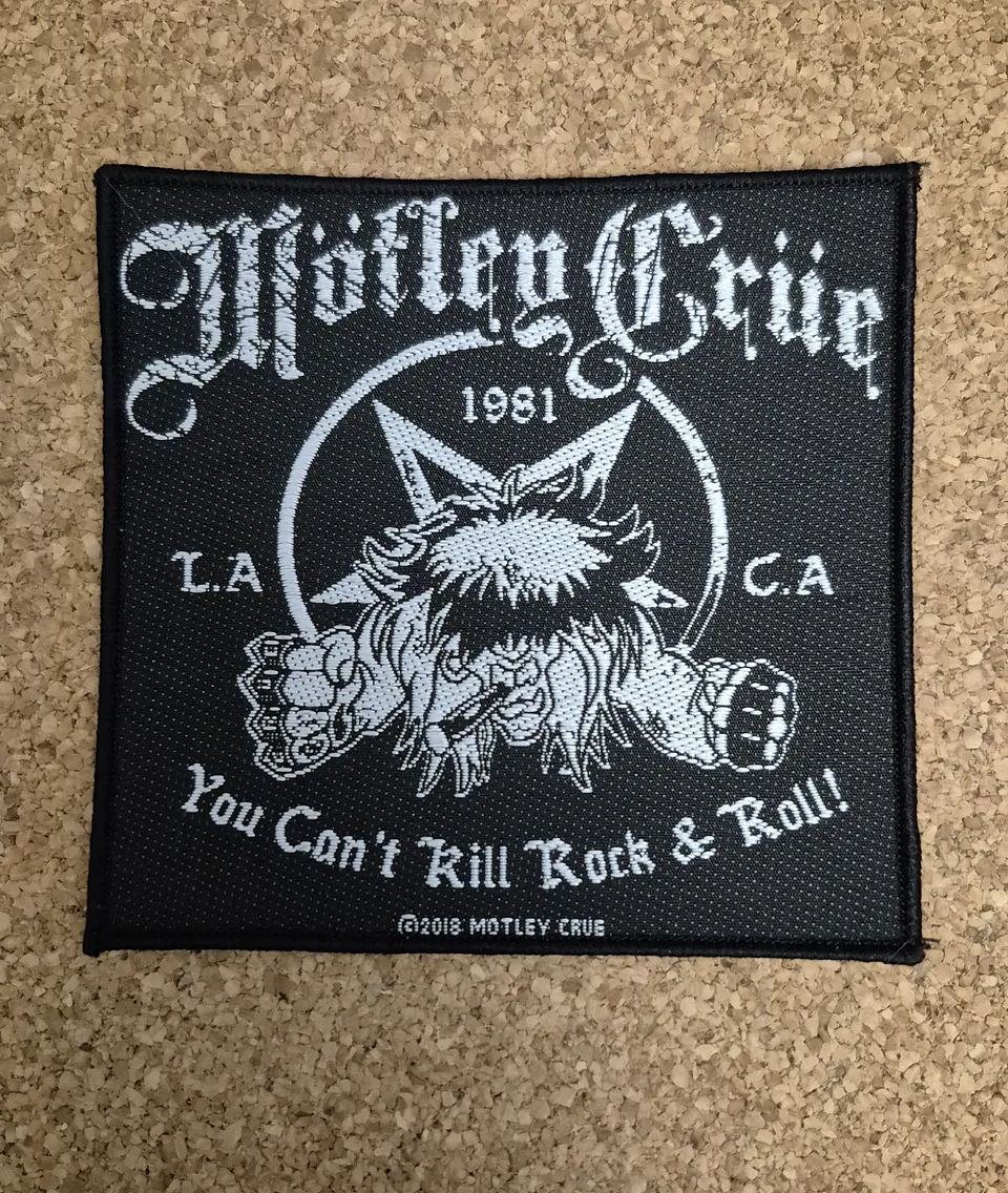 Mötley Crüe Patch - Woven & Sew-on 4 Modelos (Desde 8€) 2