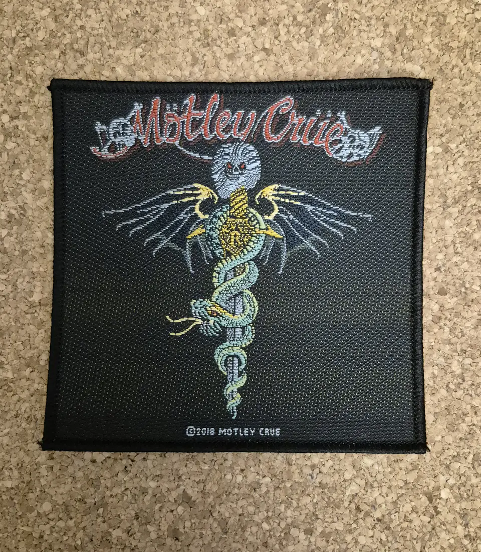 Mötley Crüe Patch - Woven & Sew-on 4 Modelos (Desde 8€) 3