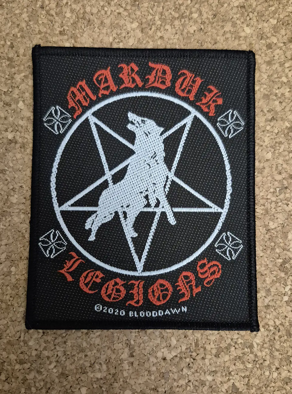 Marduk Patch - Woven & Sew-on 2 Modelos 1