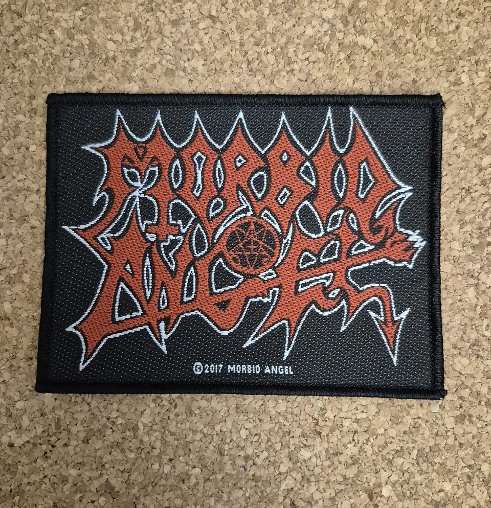 Morbid Angel Patch - Woven & Sew-on 2 Modelos 1
