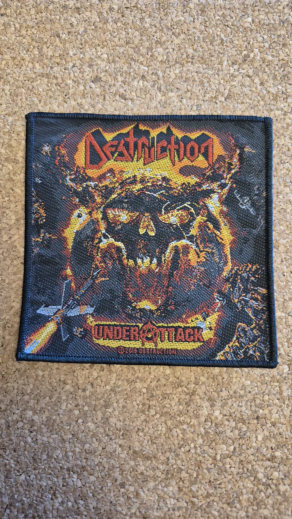 Destruction Patch - Woven & Sew-on 2 Modelos 1