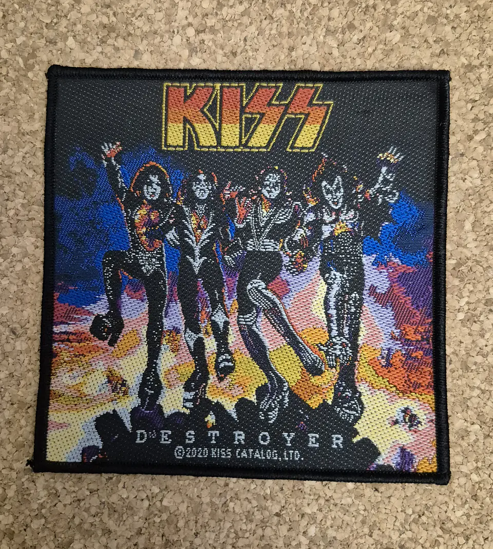Kiss Patch - Woven & Sew-on 3 Modelos 1