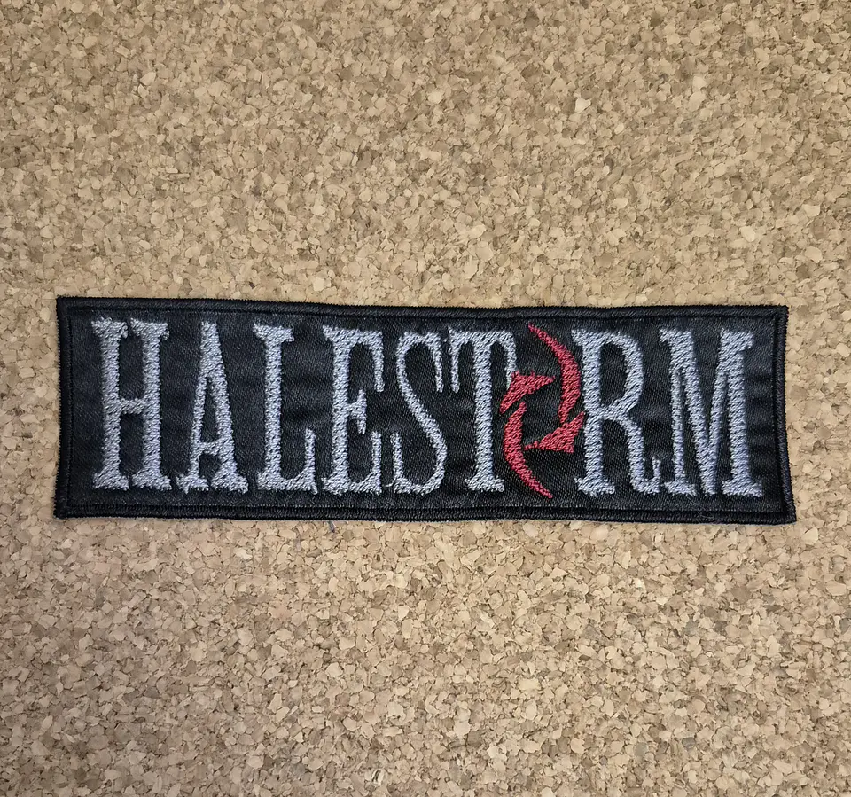 Halestorm Patch - Embroidered & Woven 3 Modelos 1