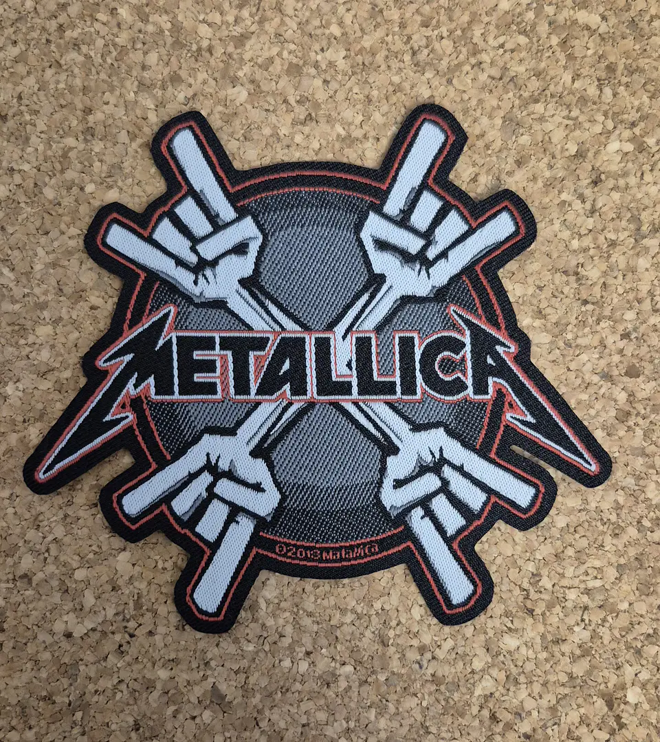 Metallica Patch - Embroidered & Woven 5 Modelos 1