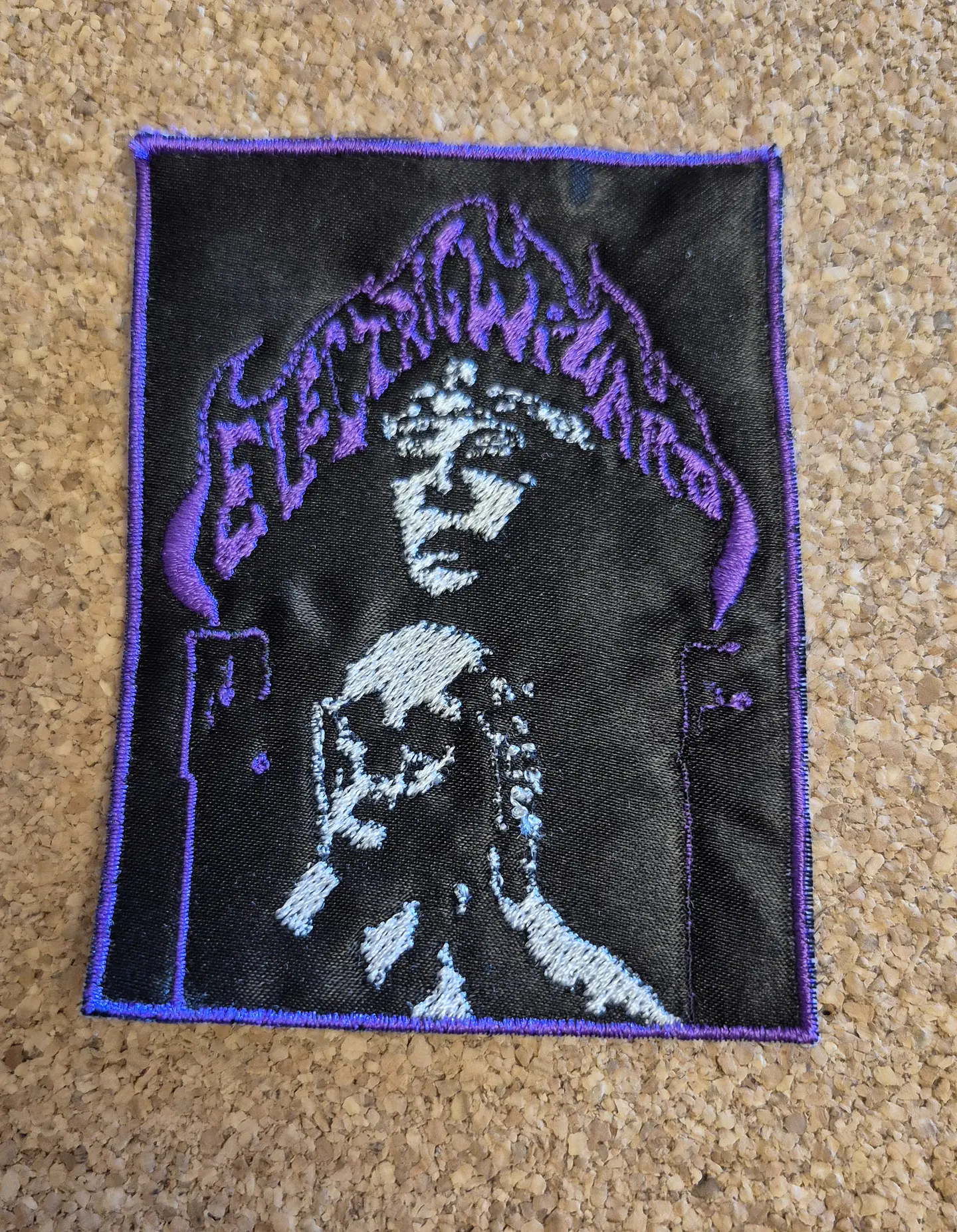 Electric Wizard Patch - Embroidered & Sew-on 2 Modelos 1