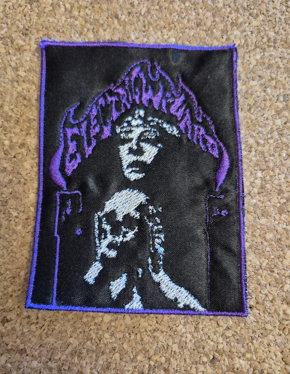 Electric Wizard Patch - Embroidered & Sew-on 2 Modelos 1