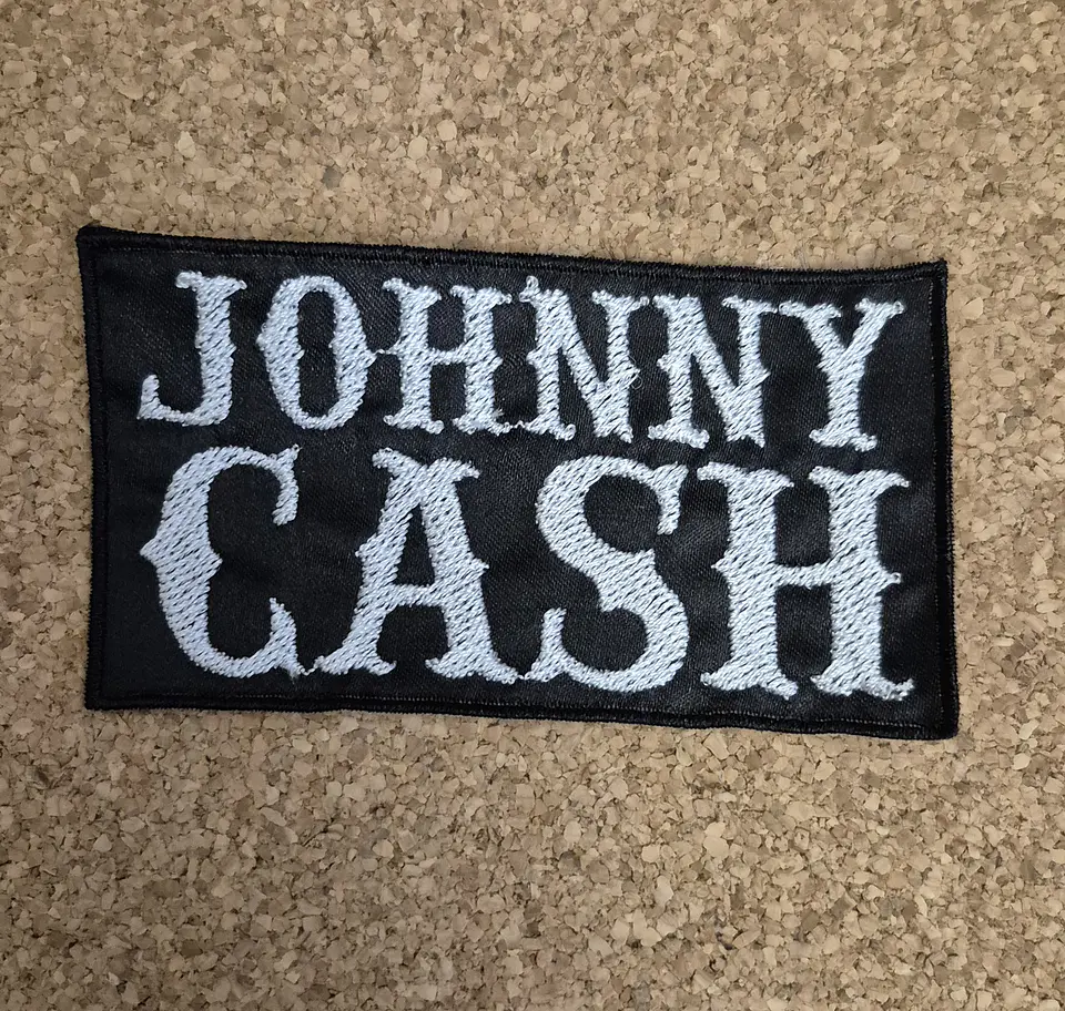 Johnny Cash Patch - Embroidered & Sew-on 2 Modelos (Desde 8,00€) 1