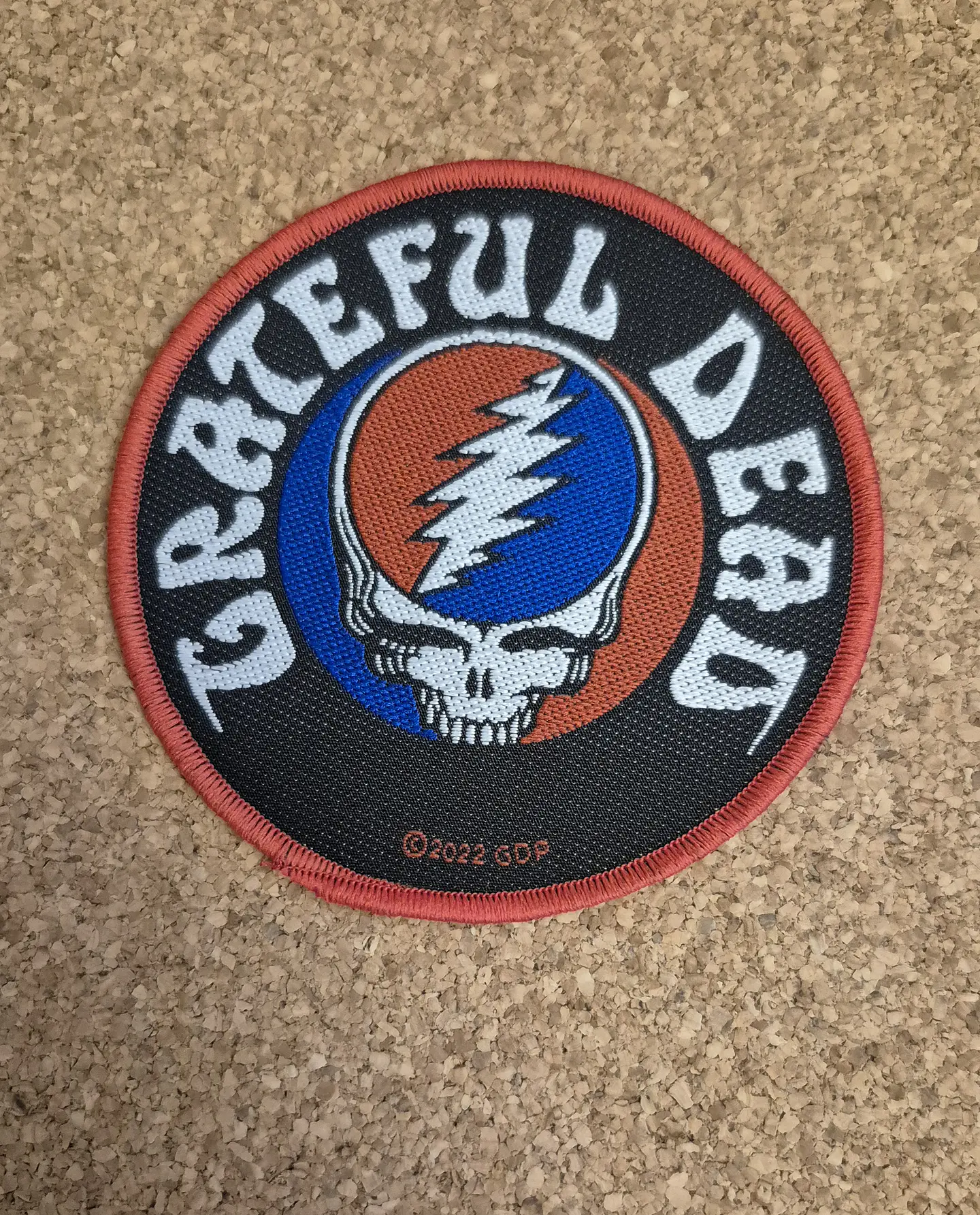 Grateful Dead Patch Woven & Sew-on 2 Modelos 1