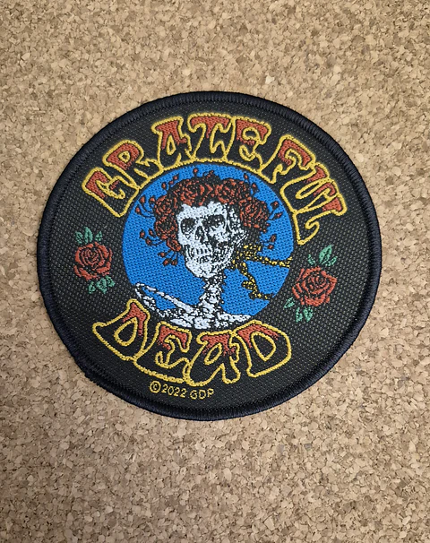 Grateful Dead Patch Woven & Sew-on 2 Modelos