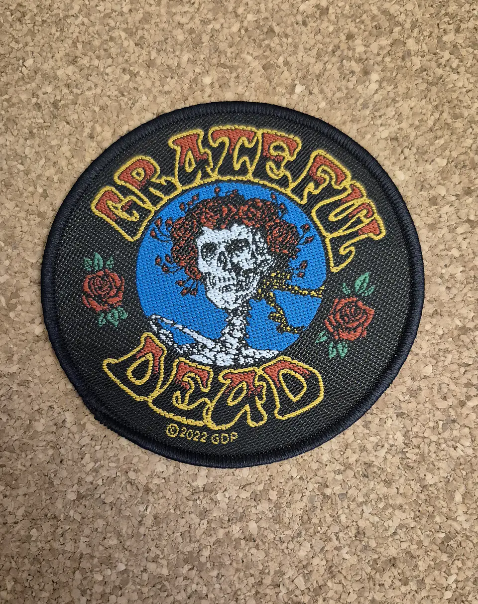 Grateful Dead Patch Woven & Sew-on 2 Modelos 2