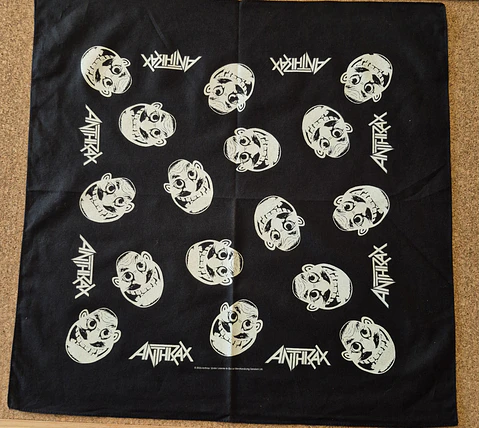 Bandana Anthrax – Classic Logo & Not Man