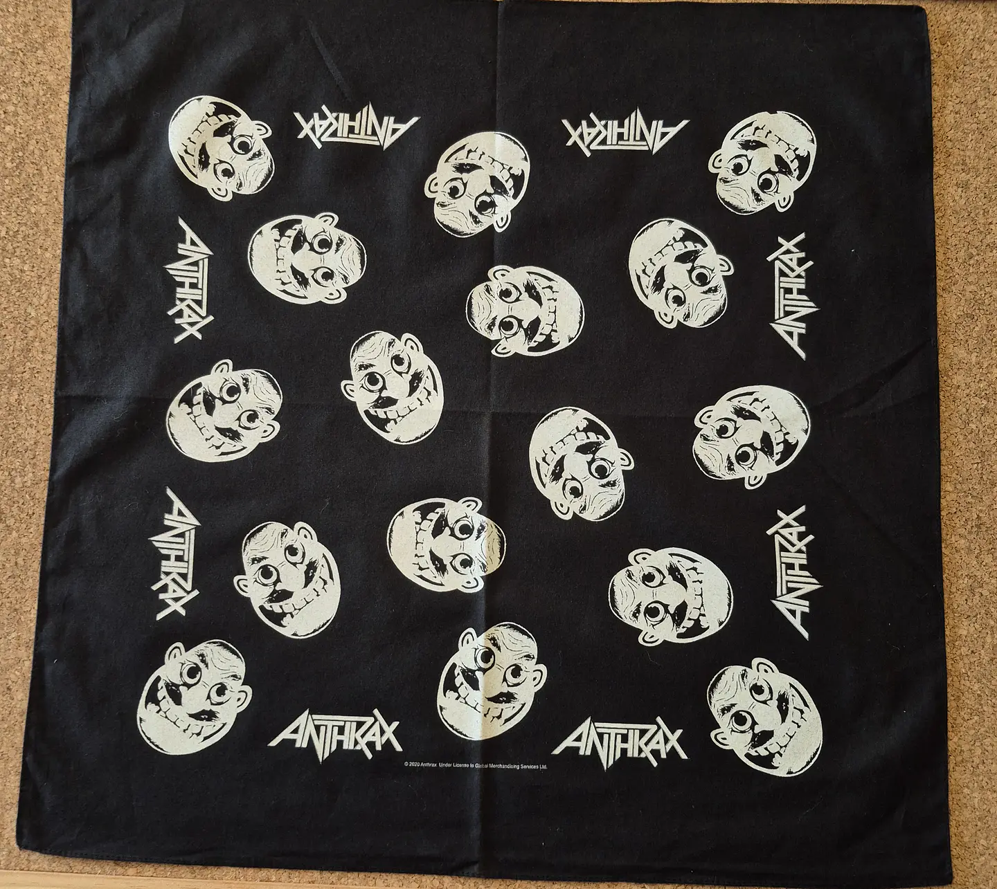 Bandana Anthrax – Classic Logo & Not Man 2