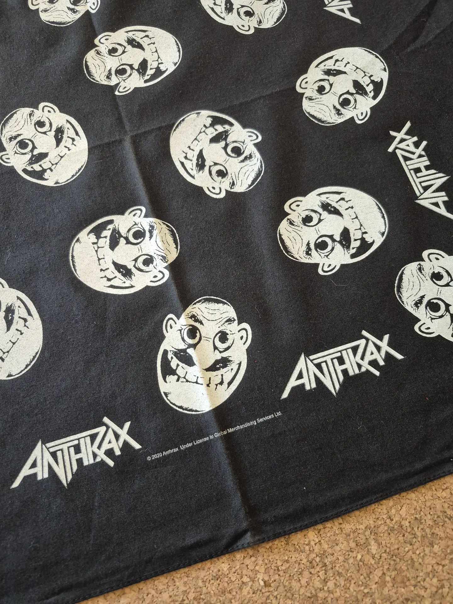 Bandana Anthrax – Classic Logo & Not Man 3