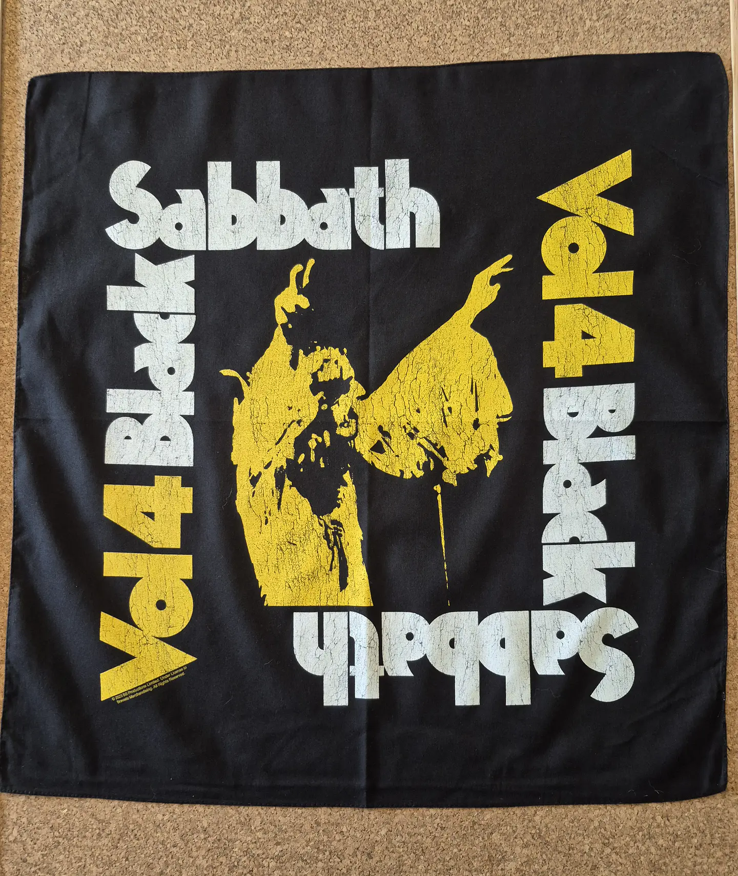 Bandana Black Sabbath – Vol. 4 Classic Logo 2