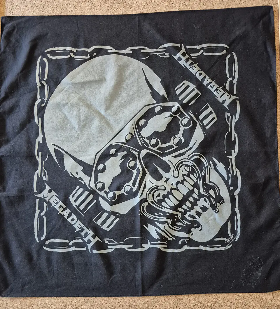 ​Bandana Megadeth – Classic Logo & Vic Rattlehead 2